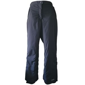 Black Snowpants Insulated Pants Adjustable Waist Sz.M Pacific Trail Inside Edge